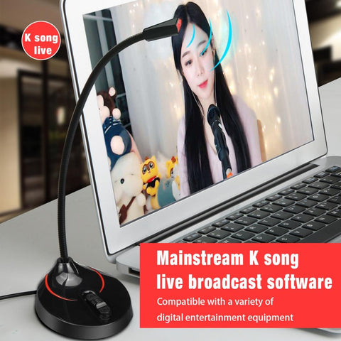 Flexible Usb Computer Microphone - 360 Degree Bendable - 2.2M