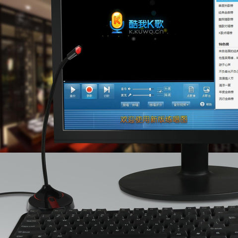 Flexible Usb Computer Microphone - 360 Degree Bendable - 2.2M