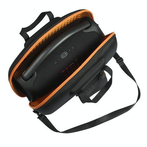 Jbl Boombox 3 Portable Case with Charger Bag - Black + Orange