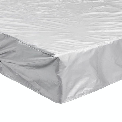 244x244x90cm Waterproof & Dustproof Cover for Bathtub Swimming Pool Table & Chair - Protects from Falling Leaves - Black