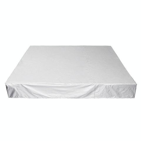 244x244x90cm Waterproof & Dustproof Cover for Bathtub Swimming Pool Table & Chair - Protects from Falling Leaves - Black