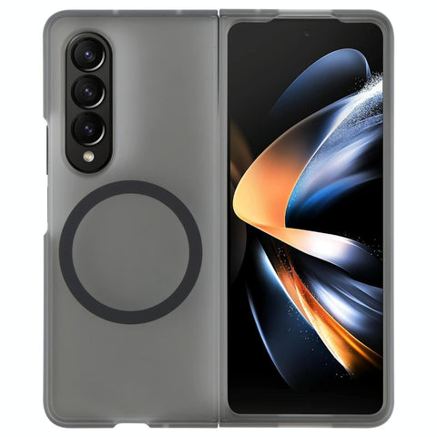 For Samsung Galaxy Z Fold4 5G Shockproof Magsafe Case - Transparent