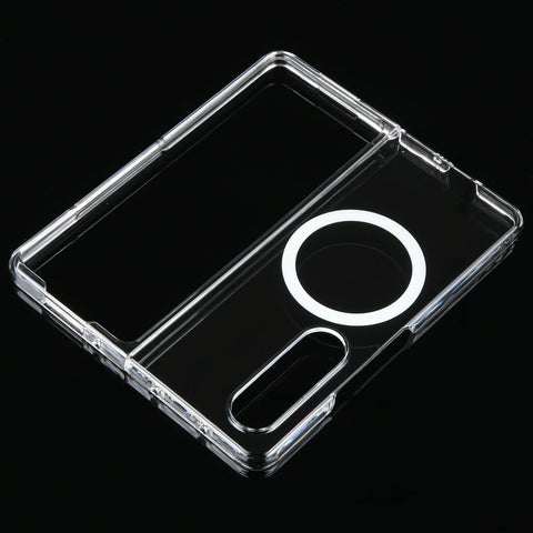 For Samsung Galaxy Z Fold4 5G Shockproof Magsafe Case - Transparent