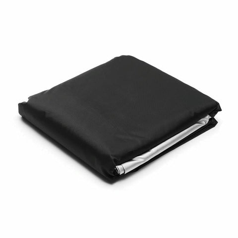 240x240x25cm Waterproof Dustproof Cover for Bathtub Pool Table & Chair - Protects from Falling Leaves - Black