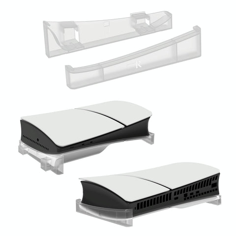Universal Horizontal Stand For Ps5 Slim - Digital / Optical Drive Version - Transparent