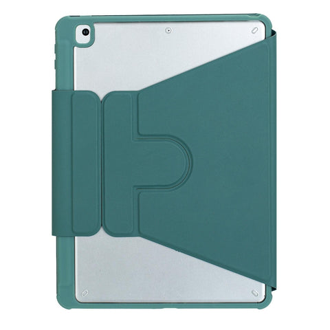 360 Rotation Bluetooth Keyboard Leather Case For Ipad 10.9 2022 - Transparent Acrylic With Touch Control - Green