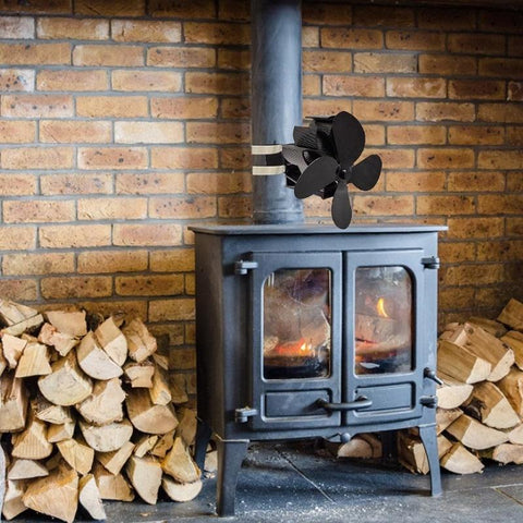 Thermodynamic Wall Mounted Fireplace Fan - no Magnets - Bronze