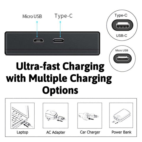 Hridz BLJ31 Dual Charger For Panasonic DMW-BLJ31 Lumix DC-S1 DC-S1R DC-S1M DC-S1RM