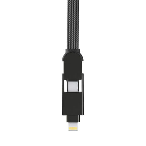 Rolling Square inCharge XL 100W 6 in 1 Travel Charging Cable 30cm - Urban Black