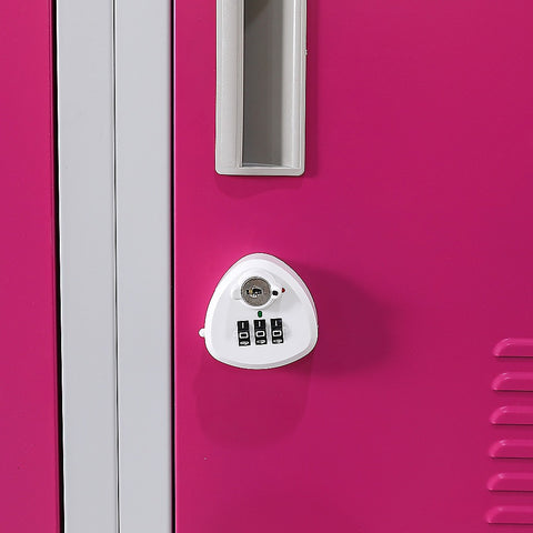 12-Door Locker for Office Gym Shed School Home Storage - 3-Digit Combination Lock