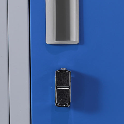 12-Door Locker for Office Gym Shed School Home Storage - Padlock-operated