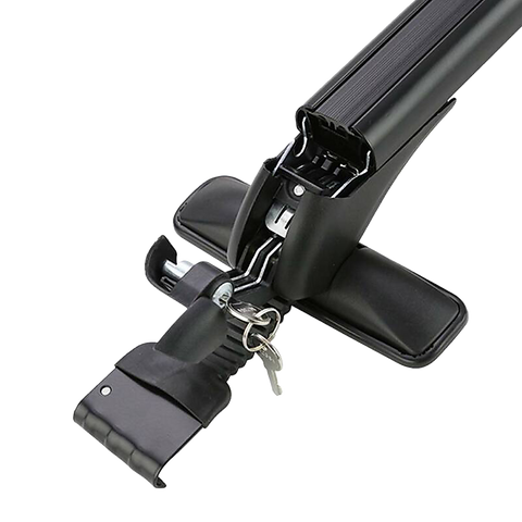 Lockable Aluminium Car Roof Rack Bars Without Rail Anti Theft Luggage Carrier