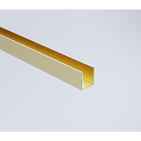 80cm Reeded Single Shower Glass Screen with Gold Wall & Floor Channel