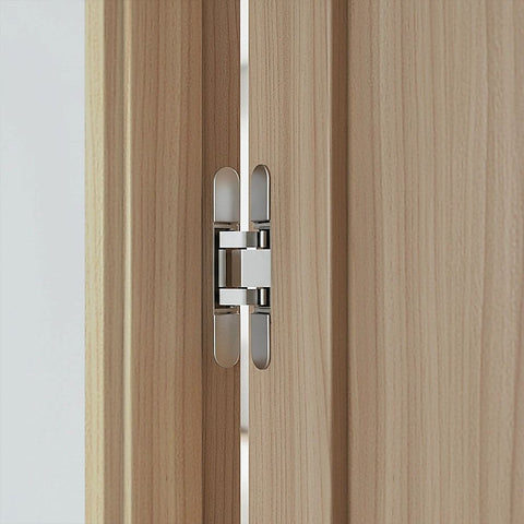 Hidden Door Hinges 180° Heavy Duty 3D Adjustable Silver 40kg
