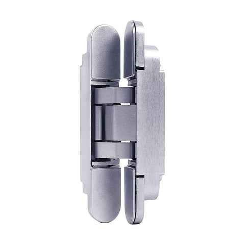Hidden Door Hinges 180° Heavy Duty 3D Adjustable Silver 40kg
