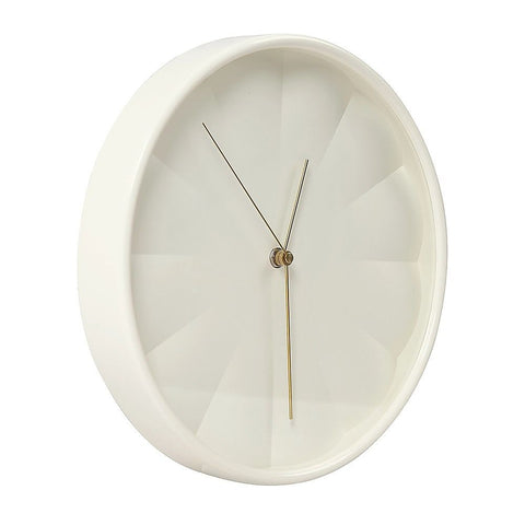 30cm Round Wall Clock Silent Sweep Modern ABS Frame