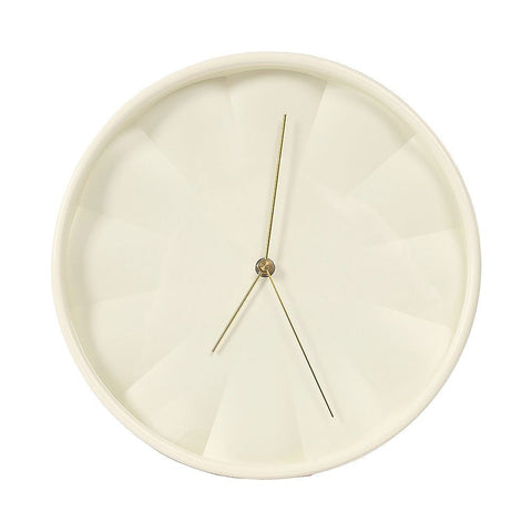 30cm Round Wall Clock Silent Sweep Modern ABS Frame
