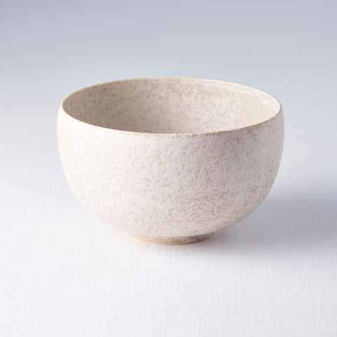 Bowl 13cm White Fade Glaze