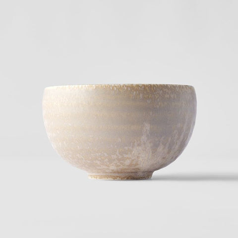 Bowl 13cm White Fade Glaze