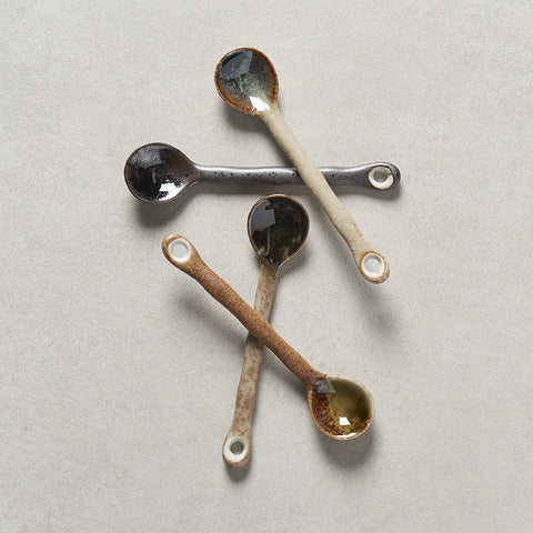 Spoon 12cm Crystal Green Glaze