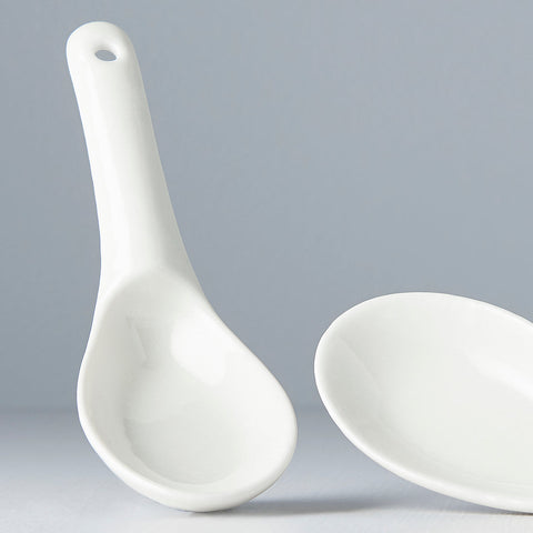 Spoon Small 15cm Kanso Soft White Glaze