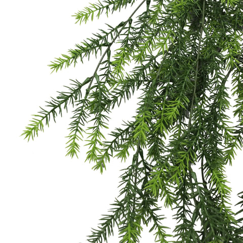 Artificial Hanging Cedar Vine Garland Bush UV Resistant and Fire Rated 20cm x 76cm