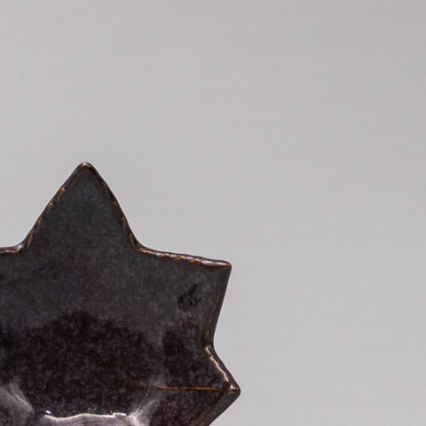 Sauce Dish Maple Leaf 6cm Rasin