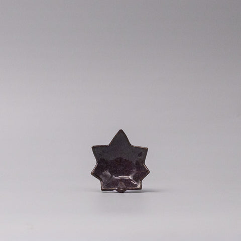 Sauce Dish Maple Leaf 6cm Rasin