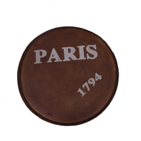 INDUSTRIAL PARIS WIND UP CAST IRON BAR STOOL
