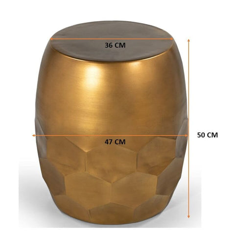 BELLA HEXAGON SIDE TABLE