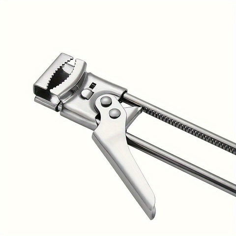 2 Set/4 Pcs Adjustable Jar Opener - Durable Stainless Steel Manual Lid Remover - Effortless Kitchen Gadget for Weak Hands and Seniors, Versatile Multi Size Can Opener, Space Saving Ergonomic Design
