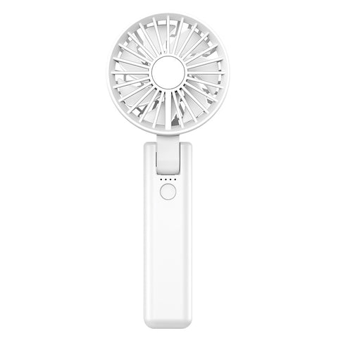 Dual-Blade Portable Neck Fan - Rechargeable USB Fan with Carabiner