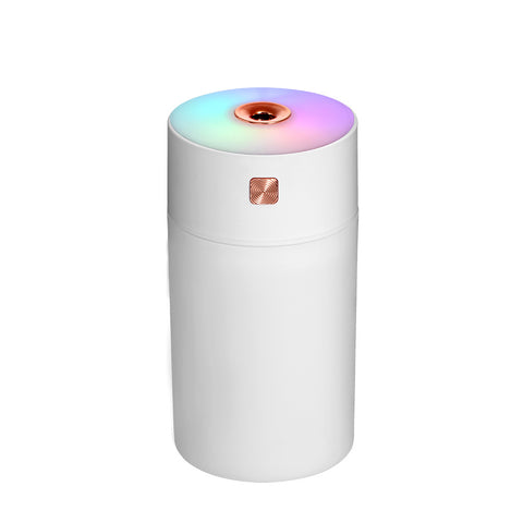 White 300ml USB Air Humidifier - Quiet Mini Humidifier for Bedroom, Office, Car