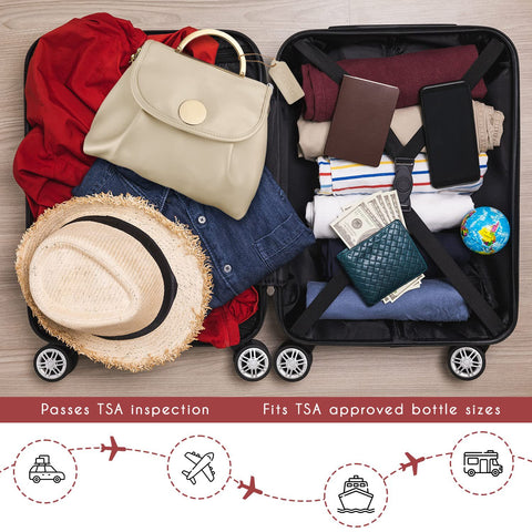 Pink Stylish Travel Makeup Organizer Bag with Hanging Hook - Waterproof & Spacious Design