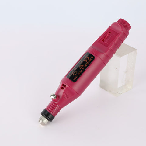 Regular Set With Ceramic Grinding Pin + Sanding Ring Portable Electric Nail Drill Kit - USB Manicure Pedicure Polishing & Shaping Tool Set