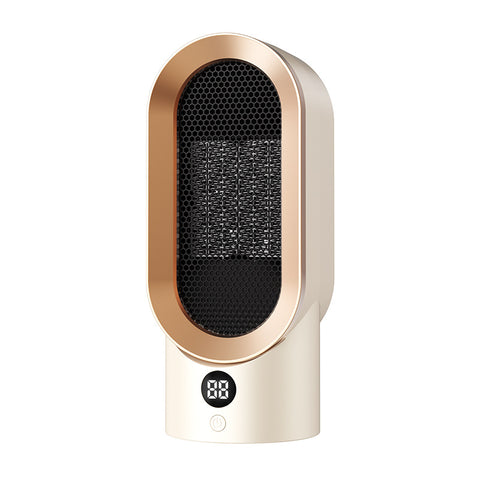 Stay Warm: Portable Electric Ceramic Heater - Quiet, Safe & Efficient for Small Spaces