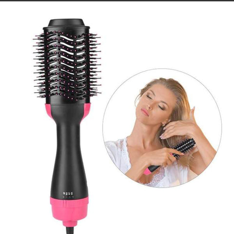 Purple And Grey One-Step Hair Dryer & Volumizer Hot Air Brush - Salon Styler for Drying, Smoothing & Volume