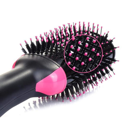 Purple And Grey One-Step Hair Dryer & Volumizer Hot Air Brush - Salon Styler for Drying, Smoothing & Volume
