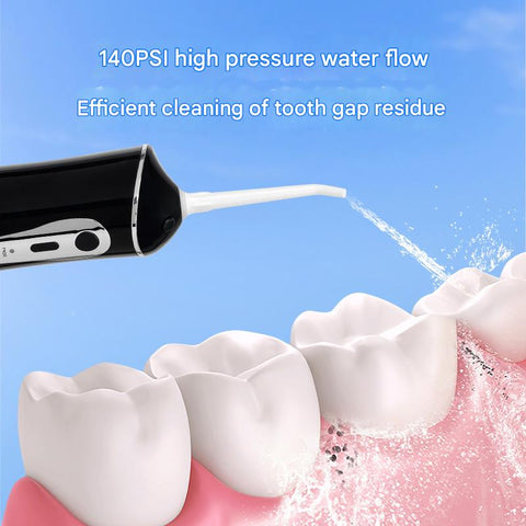 CharmHome Portable Oral Irrigator - 3 Modes, 140 PSI, IPX7 Waterproof(Pink)