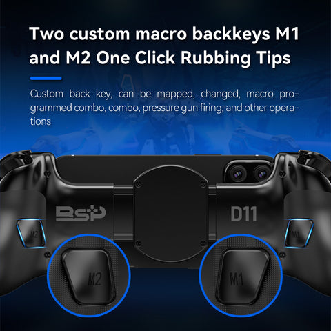 Multi-Platform Telescopic Gaming Controller - Hall Triggers, Esports 3D Joysticks & Macro Programming(black With radiator)