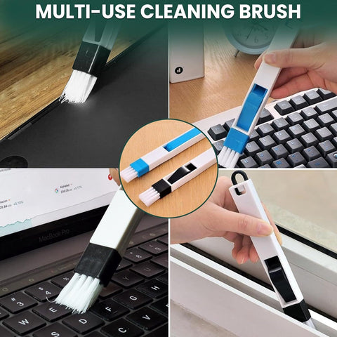 Set B Multi-Use Heavy-Duty Cleaning Brush Set – 12-Piece Hard Bristle Tool Kit for Kitchen, Bathroom & Tight Spaces