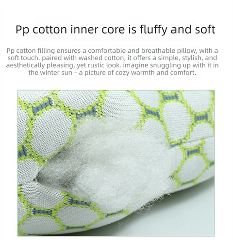 Green Ear Piercing Pillow - Soft Side Sleeper Cushion with Hollow Center for Pressure Relief, Post-Piercing Care & Comfortable Napping