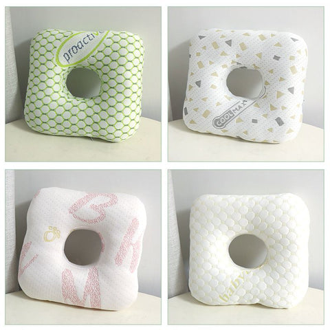 Light Pink Ear Piercing Pillow - Soft Side Sleeper Cushion with Hollow Center for Pressure Relief, Post-Piercing Care & Comfortable Napping