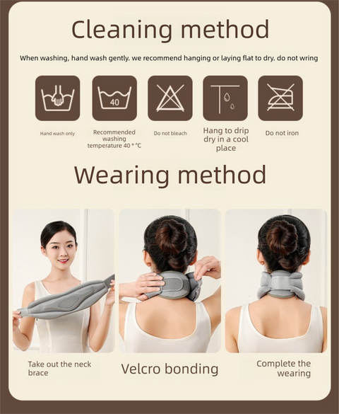 Blue Reinforced Neck Support Brace – Adjustable Cervical Collar with PP Support Strips for Posture Correction and Daily Use
