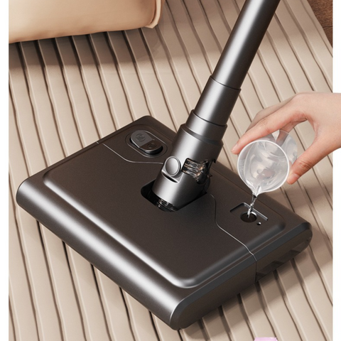 White Wireless Stick Vacuum Cleaner with 14000Pa Suction, HEPA Filter & 350ml Water Tank for Wet Dry Cleaning, Ideal for Home Use