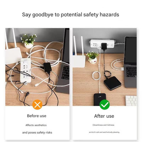 100 Pack Self-Adhesive Cable Clips Non-Marking Cord Management Holder for Desk and Car, Drill-Free Wire Fixer Solution for Local Workspaces(Medium size)