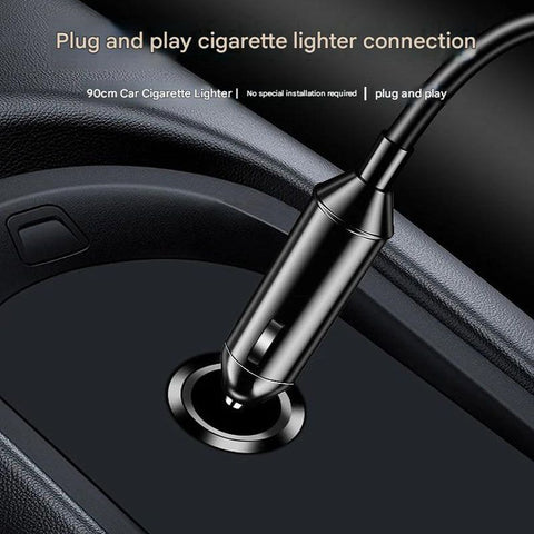 White Portable Car Electric Kettle 12V/24V Universal USB Travel Water Boiler 500ml 316 Stainless Steel Smart Temperature Control