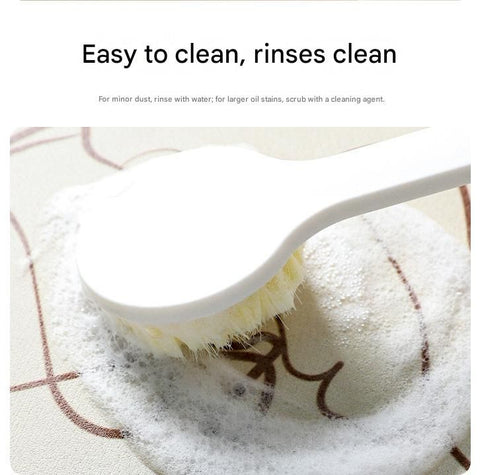 2-Piece Faucet Draining Mat Set Absorbent Sink Splash Guard Quick Dry Counter Mat 10x61cm(pig)