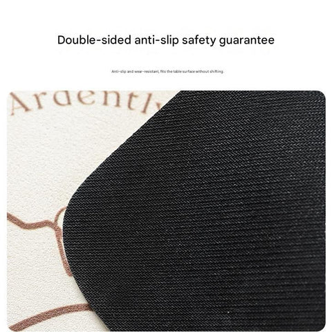 2-Piece Faucet Draining Mat Set Absorbent Sink Splash Guard Quick Dry Counter Mat 10x61cm(pig)