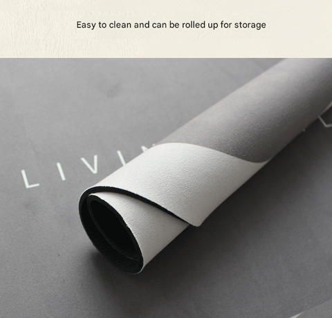 Kitchen Countertop Drainage Mat Absorbent Quick Dry Tech Velvet Dish Drying Pad 40x60cm(CD0076-2)